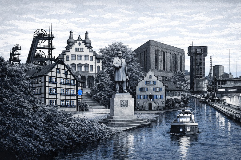 Illustration: Sehenswürdigkeiten in Hamm (Westfalen)